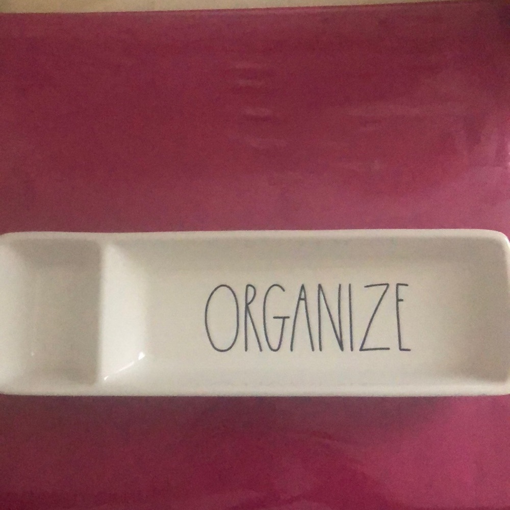 Rae Dunn “Organize” Trinket Tray